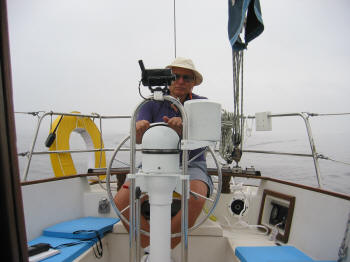 Bob Shaal at the helm